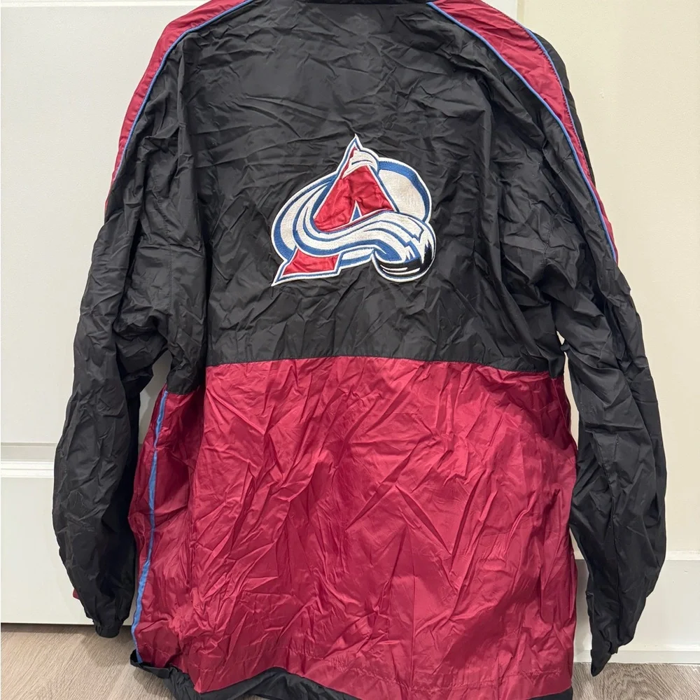 1990s/ Y2K Colorado Avalanche Windbreaker Jacket